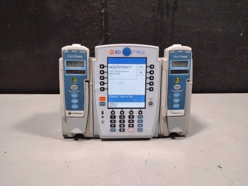 ALARIS PCU 8015 SERIES INFUSION PUMP WITH 8100 SERIES MODULES