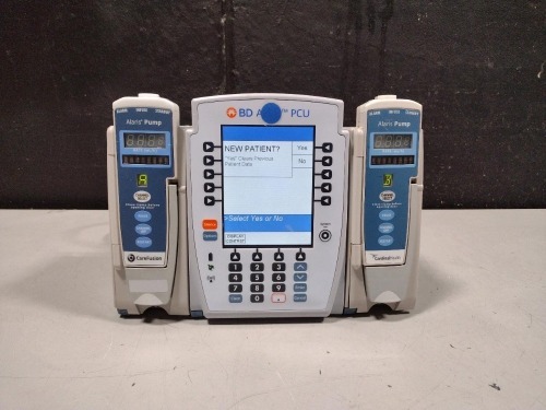 ALARIS PCU 8015 SERIES INFUSION PUMP WITH 8100 SERIES MODULES