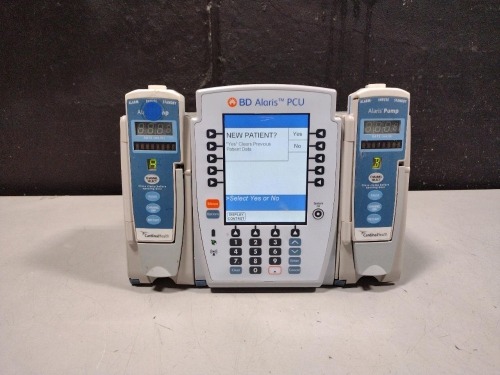 ALARIS PCU 8015 SERIES INFUSION PUMP WITH 8100 SERIES MODULES