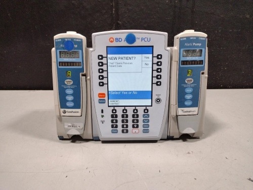 ALARIS PCU 8015 SERIES INFUSION PUMP WITH 8100 SERIES MODULES