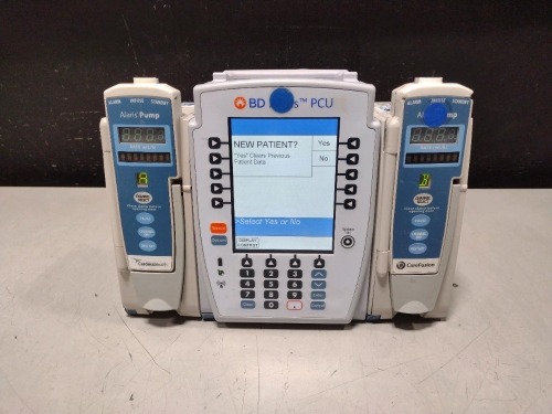 ALARIS PCU 8015 SERIES INFUSION PUMP WITH 8100 SERIES MODULES