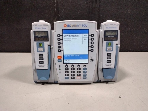 ALARIS PCU 8015 SERIES INFUSION PUMP WITH 8100 SERIES MODULES