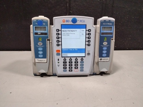 ALARIS PCU 8015 SERIES INFUSION PUMP WITH 8100 SERIES MODULES
