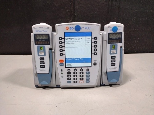 ALARIS PCU 8015 SERIES INFUSION PUMP WITH 8100 SERIES MODULES