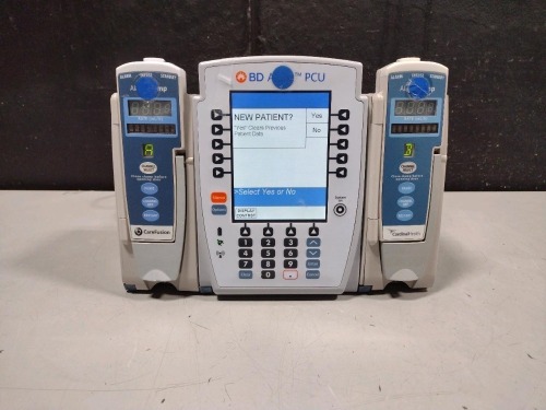 ALARIS PCU 8015 SERIES INFUSION PUMP WITH 8100 SERIES MODULES