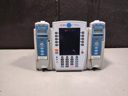 ALARIS PCU 8015 SERIES INFUSION PUMP WITH 8100 SERIES MODULES