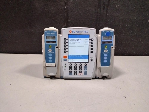 ALARIS PCU 8015 SERIES INFUSION PUMP WITH 8100 SERIES MODULES