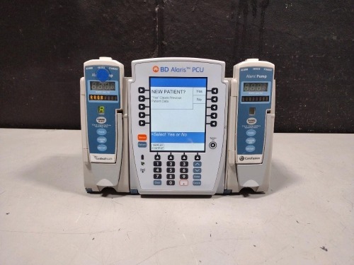 ALARIS PCU 8015 SERIES INFUSION PUMP WITH 8100 SERIES MODULES