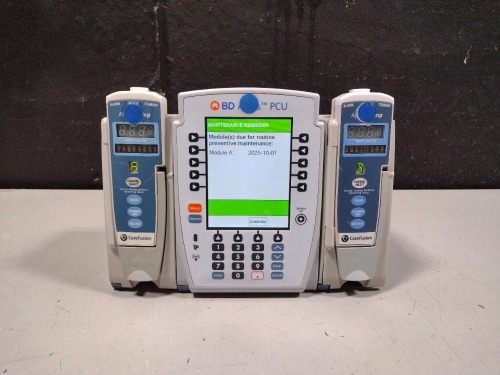 ALARIS PCU 8015 SERIES INFUSION PUMP WITH 8100 SERIES MODULES