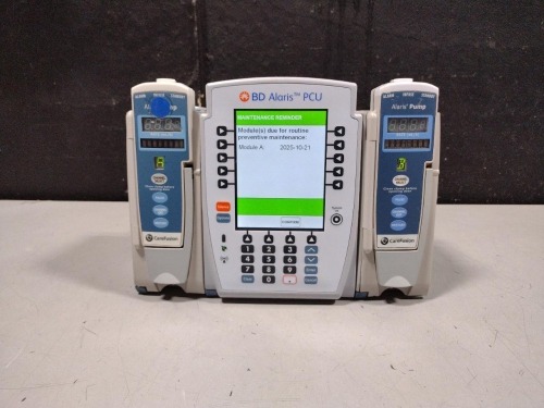 ALARIS PCU 8015 SERIES INFUSION PUMP WITH 8100 SERIES MODULES