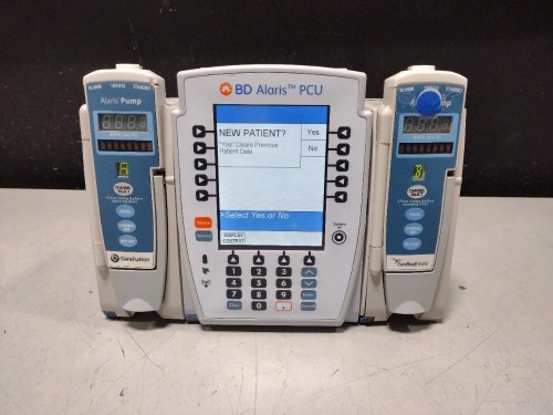 ALARIS PCU 8015 SERIES INFUSION PUMP WITH 8100 SERIES MODULES
