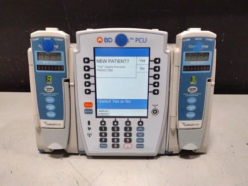 ALARIS PCU 8015 SERIES INFUSION PUMP WITH 8100 SERIES MODULES