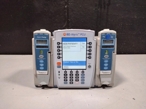 ALARIS PCU 8015 SERIES INFUSION PUMP WITH 8100 SERIES MODULES
