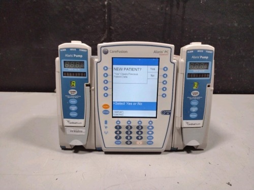 ALARIS PC 8015 SERIES INFUSION PUMP WITH 8100 SERIES MODULES