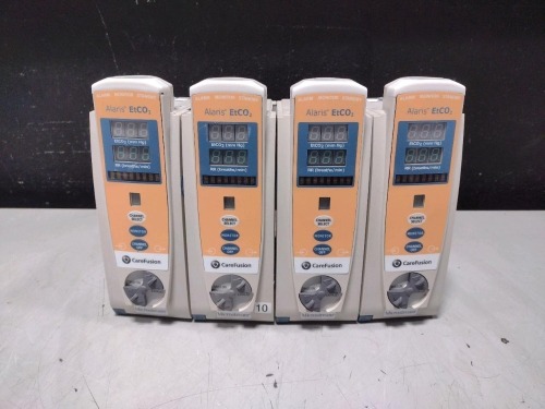 CAREFUSION ALARIS 8300 ETCO2 PUMP MODULE, LOT OF 4