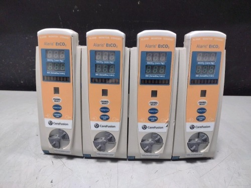 CAREFUSION ALARIS 8300 ETCO2 PUMP MODULE, LOT OF 4