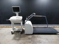 GE CASE STRESS TEST WORKSTATION WITH T2100 TREADMILL