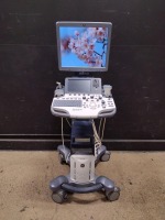 GE LOGIQ S8 ULTRASOUND MACHINE WITH 4 PROBES (L8-18I, C1-5, 9L-D, ML6-15) (SERIAL# 2806602SU8) (DOM: 1/2015)
