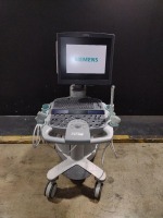 SIEMENS ACUSON S2000 ULTRASOUND MACHINE WITH 3 PROBES (18L6 HD, 4C1, EV-8C4)
