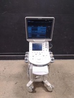 TOSHIBA TUS-X200 ULTRASOUND MACHINE WITH 1 PROBE (PVU-674BT) (SERIAL# 99B14Z4077) (DOM: DEC. 2014)