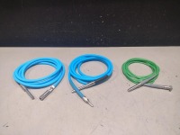 LOT OF FIBER OPTIC LIGHT CABLES