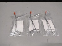 LOT OF (3) SYMMETRY (REF# 37-1182) DEBAKEY CLAMPS