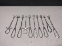 LOT OF RAKE RETRACTORS