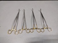 LOT OF LONG FORCEPS