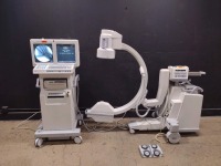OEC SERIES 9600 C-ARM SYSTEM WITH 9 INCH II TO INCLUDE DUAL MONITOR WORKSTATION WITH HAND CONTROL & FOOTSWITCH (SERIAL# 69-0187) (DOM: 8/1994)