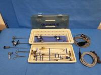 OLYMPUS RESECTOSCOPE SET WITH HD CAMERA HEAD AND A 22002A AND A22000A RIGID SCOPES