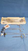 ACMI RESECTOSCOPE SET WITH 0004814, 034655 AND 8989.433 SCOPES