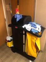 RUBBERMAID HOUSEKEEPING CART