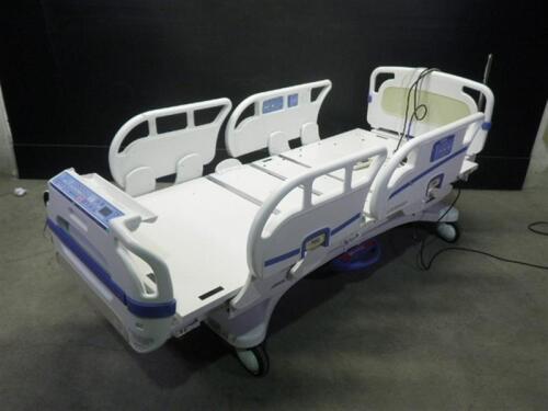 STRYKER 3002 S3 HOSPITAL BED WITH HEAD AND FOOT BOARDS (BED EXIT, SCALE, IBED AWARENESS)