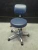 ROLLING EXAM STOOL