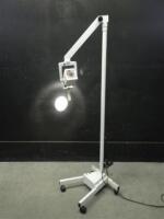 BURTON EXAM LIGHT ON ROLLING STAND