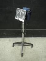 TYCOS SPHYGMOMANDOMETER ON ROLLIING STAND