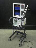 NELLCOR PURITAN BENNETT 840 VENTILATOR SYSTEM ON ROLLING STAND