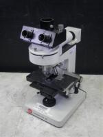 LEICA LABORLUX 12 LAB MICROSCOPE WITH 5 OBJECTIVES