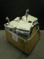 RUBBERMAID MOBILE WORKSTATIONS (QTY. 3)