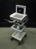 GE MAC 5000 ECG/EKG MACHINE ON ROLLING CART