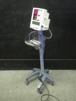 DATASCOPE ACCUTORR PLUS PATIENT MONITOR ON ROLLING STAND