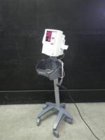 DATASCOPE ACCUTORR PLUS PATIENT MONITOR ON ROLLING STAND