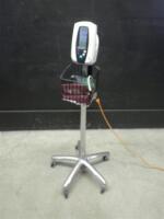 WELCH ALLYN 420 SERIES VITAL SIGNS MONITOR ON ROLLING STAND