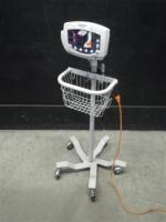 WELCH ALLYN 53NTO VITAL SIGNS MONITOR ON ROLLING STAND