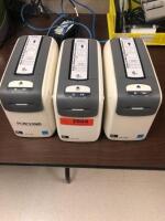 ZEBRA HC100 LOT OF 3 LABEL PRINTERS