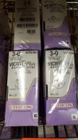 ETHICON VICRYL PLUS LOT OF 4 SUTURE BOXES (NEW)