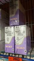 ETHICON VICRYL PLUS LOT OF 3 SUTURE BOXES (NEW)