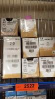 ETHICON CHROMIC GUT LOT OF 7 SUTURE BOXES (NEW)