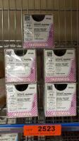 ETHICON VICRYL RAPIDE LOT OF 5 SUTURE BOXES (NEW)