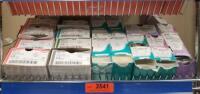 ETHICON/COVIDIEN SHELF OF OPEN SUTURE BOXES